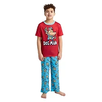 Little & Big Kid Boys Crew Neck Short Sleeve 3-pc. Pajama Set