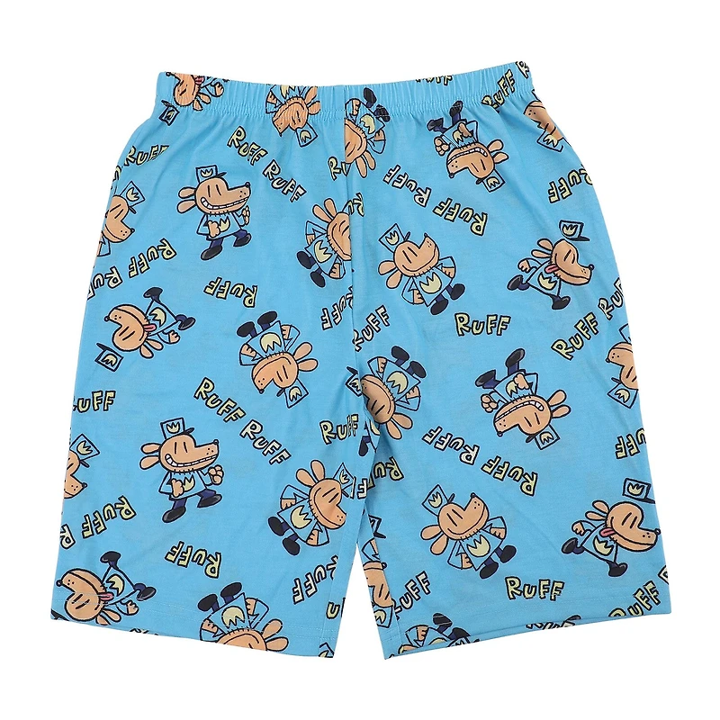 Little & Big Kid Boys Crew Neck Short Sleeve 3-pc. Pajama Set