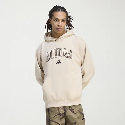 adidas Mens Long Sleeve Fleece Hoodie