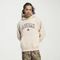 adidas Mens Long Sleeve Fleece Hoodie