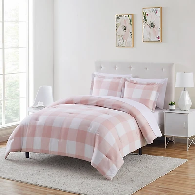 Sweet Home Collection™ Buffalo Plaid Bed a Bag Set with Bonus Pillowcases