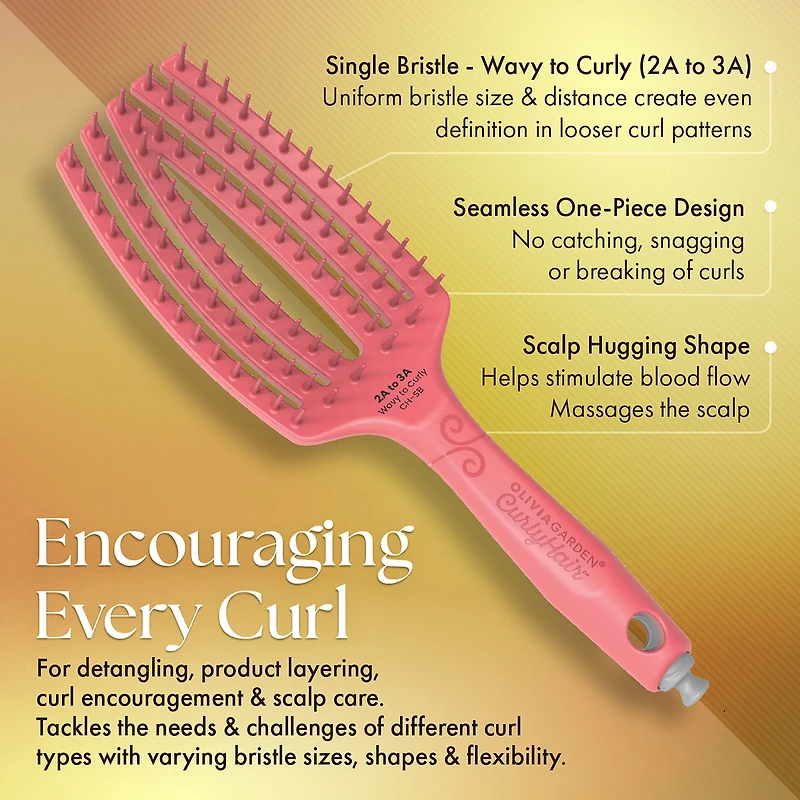 Olivia Garden Wavy To Curly Hair Brush