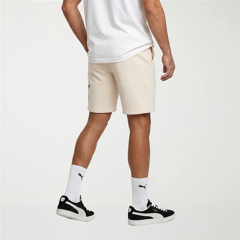 PUMA Mens 10" Adjustable Waist Drawstring Workout Shorts
