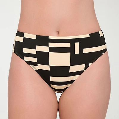 S3 Swim Womens Lined Animal Moderate Coverage Bikini Swimsuit Bottom