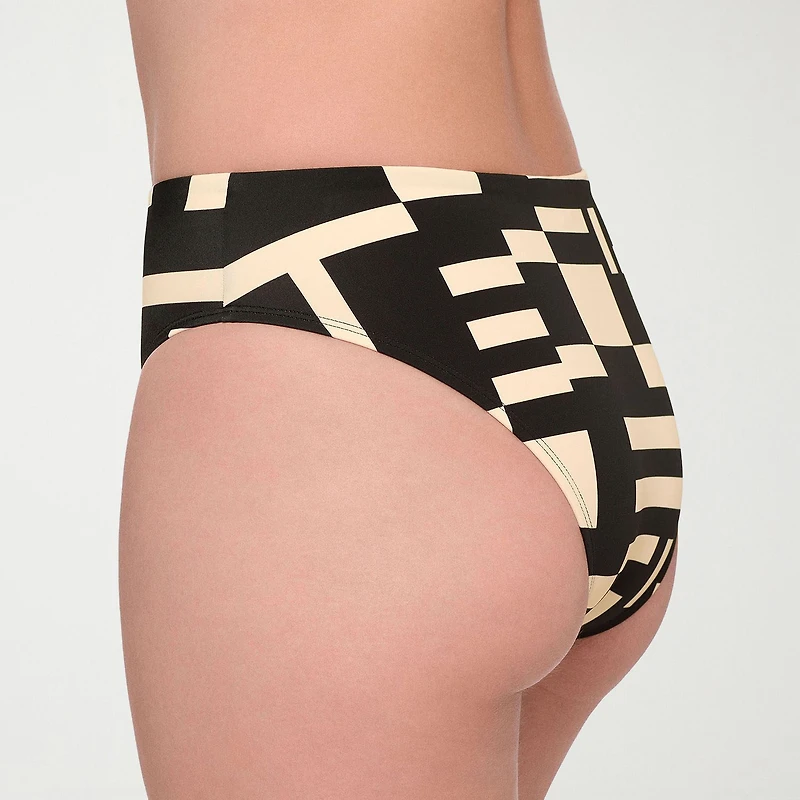 S3 Swim Womens Lined Animal Moderate Coverage Bikini Swimsuit Bottom
