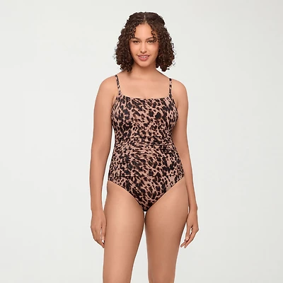 S3 Swim Womens Animal Moderate Coverage One Piece Swimsuit