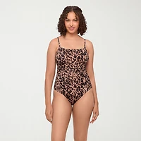 S3 Swim Womens Animal Moderate Coverage One Piece Swimsuit