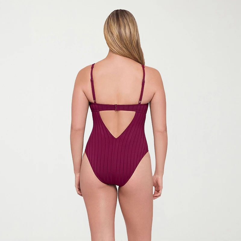 S3 Swim Womens Moderate Coverage One Piece Swimsuit