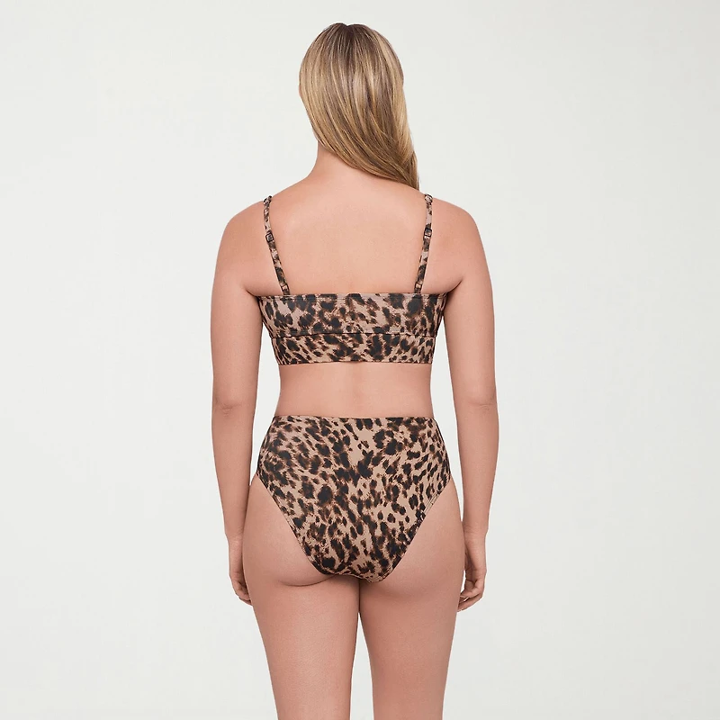 S3 Swim Womens Animal Bralette Bikini Swimsuit Top
