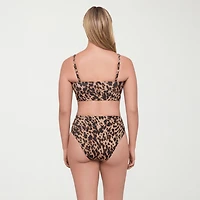 S3 Swim Womens Animal Bralette Bikini Swimsuit Top