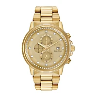 Citizen® Eco-Drive® Nighthawk Mens Gold-Tone Chronograph Watch FB3002-53P