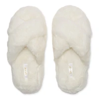 Mixit Criss Cross Womens Slip-On Slippers