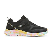 FILA Galaxia 5 Strap Mashup Little Kid Girls Running Shoes