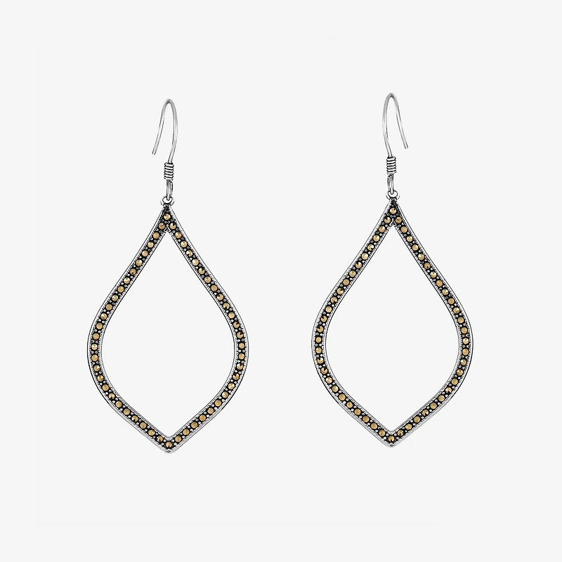 Womens Sterling Silver Drop Earrings
