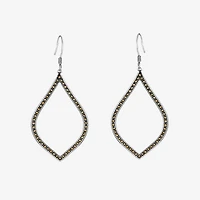 Womens Sterling Silver Drop Earrings