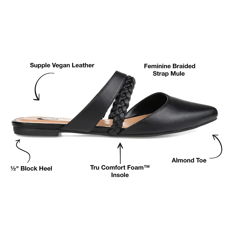 Journee Collection Olivea Womens Pointed Slip-On Shoe