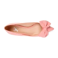 Journee Collection Womens Orana Pumps Slip-on Pointed Toe Kitten Heel