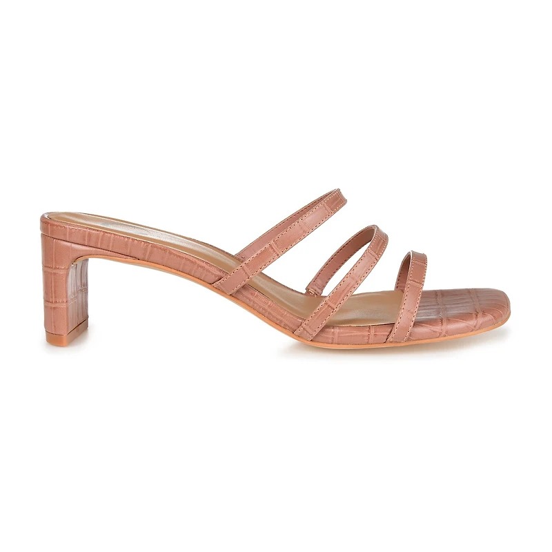 Journee Collection Hariett Womens Round Open Toe Block Heel Pumps