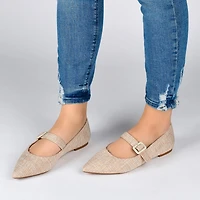 Journee Collection Karissa Womens Round Closed Toe Ballet Flats