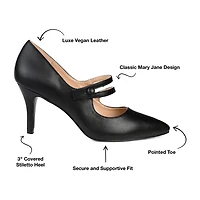 Journee Collection Sidney Womens Pointed Closed Toe Stiletto Heel Pumps