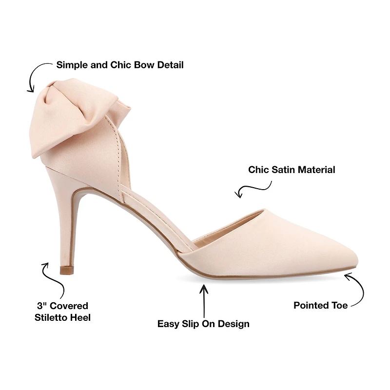 Journee Collection Tanzi Womens Pointed Closed Toe Stiletto Heel Pumps
