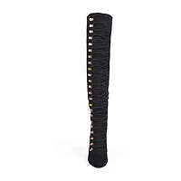 Journee Collection Womens Trill Stiletto Heel Over the Knee Boots