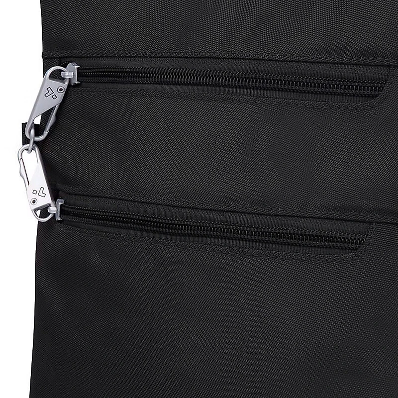 Travelon Anti-Theft Classic Slim Double Zip Crossbody Bag