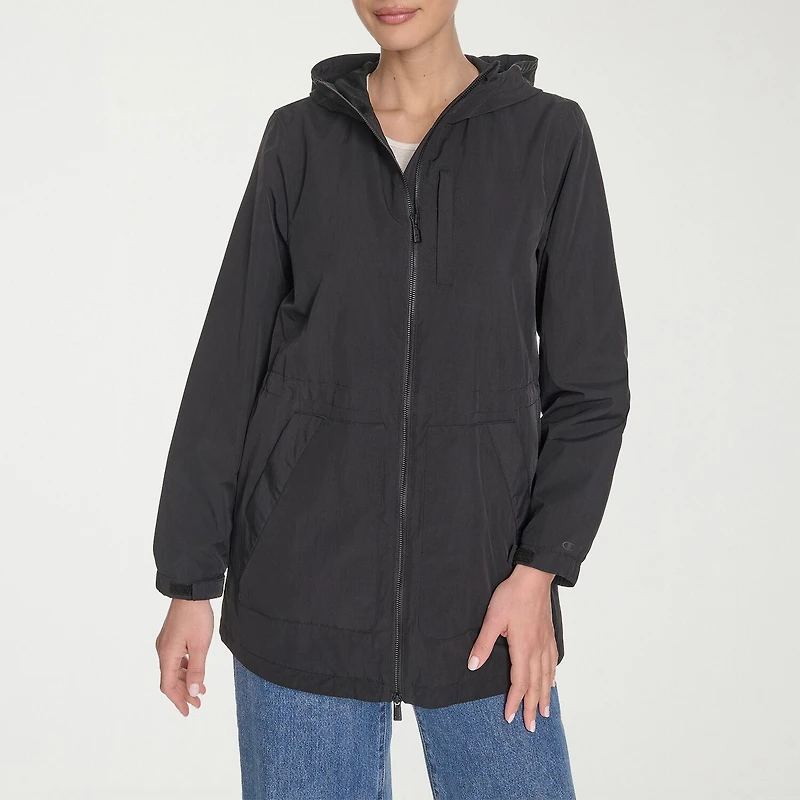 Champion Womens Hooded Water Resistant Midweight Raincoat