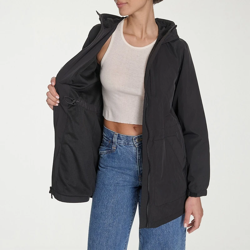 Champion Womens Hooded Water Resistant Midweight Raincoat