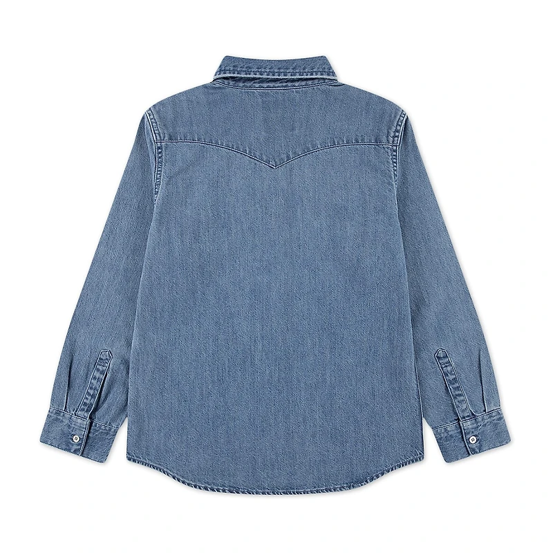 Levi's® Big Kid Boys Long Sleeve Regular Fit Button-Down Shirt