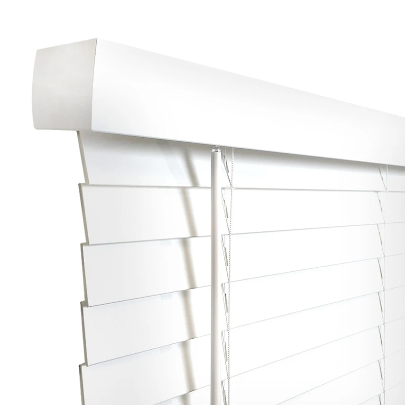 Smooth Sidelight 2" Cut-To-Width Cordless Faux Wood Blind