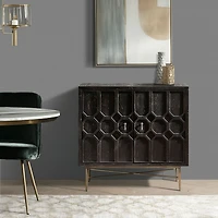 Madison Park Eddy Living Room Collection Storage Accent Cabinet