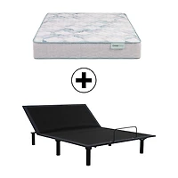 BeautySleep Dream Weaver 11.5" Firm Tight Top - Mattress + Adjustable Base