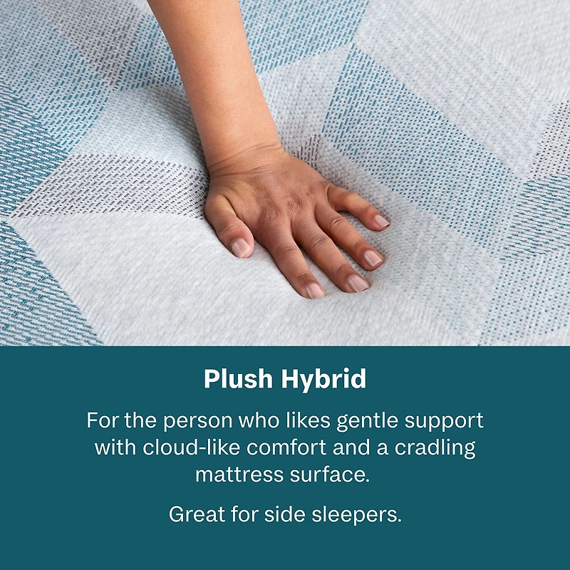 BeautySleep Dream Weaver 12.5" Plush Tight Top - Mattress + Adjustable Base