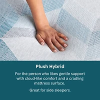 BeautySleep Dream Weaver 12.5" Plush Tight Top - Mattress + Adjustable Base