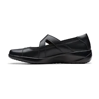 Clarks Womens Round Mary Jane Shoes