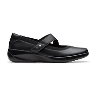 Clarks Womens Round Mary Jane Shoes