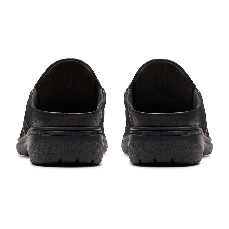 Clarks Carleigh Womens Round Closed Toe Mules-Wide Width