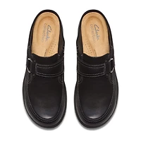 Clarks Carleigh Womens Round Closed Toe Mules-Wide Width