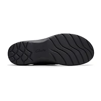 Clarks Carleigh Womens Round Closed Toe Mules-Wide Width
