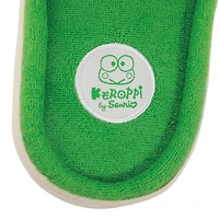 Keroppi Womens Hello Kitty Faux Fur Trim Slip-On Slippers