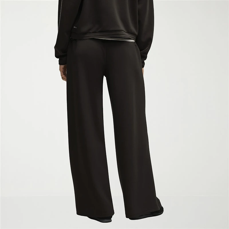 PUMA Womens Wide Leg Mid Rise Regular Fit Sweatpant