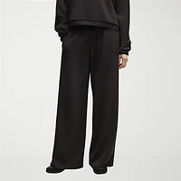 PUMA Womens Wide Leg Mid Rise Regular Fit Sweatpant