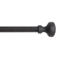 Town And Country Modern Rounded Cap 1 Adjustable Curtain Rod