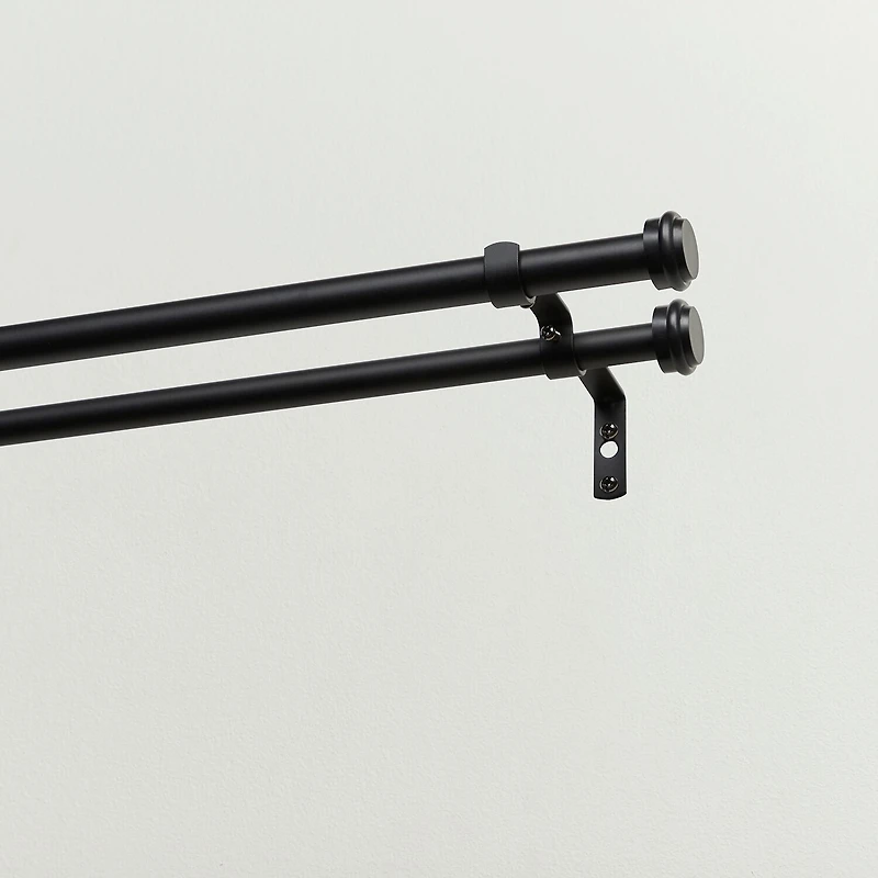 Exclusive Home Curtains Topper/Topper Double Curtain Rod