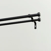 Exclusive Home Curtains Topper/Topper Double Curtain Rod