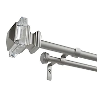 Exclusive Home Curtains Prism/Topper Double Double Curtain Rod