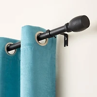 Town And Country Smooth Edge Cylinder 1 Adjustable Curtain Rod