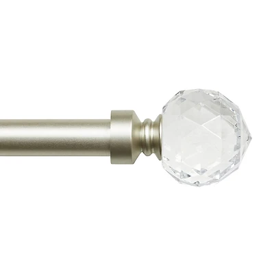 Exclusive Home Curtains Crystal Ball 1 Adjustable Curtain Rod