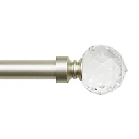 Exclusive Home Curtains Crystal Ball 1 Adjustable Curtain Rod